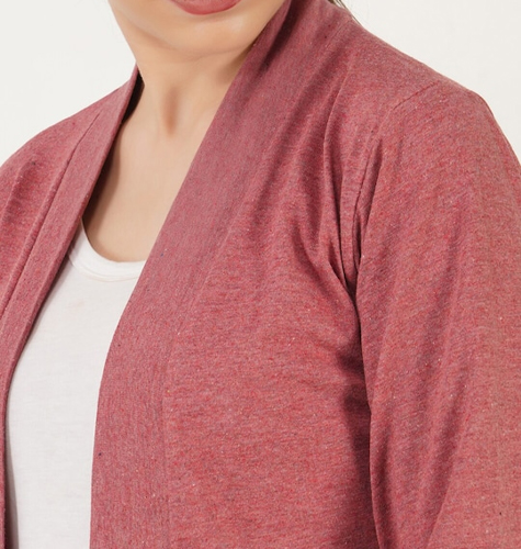 Women Red Shrug